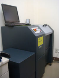 CTP(ComputerToPlate)式製版機（ESKO製CDIS PARK A3）